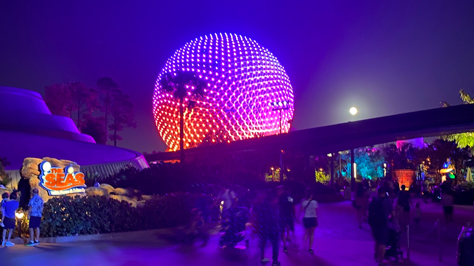 Disney World Epcot at Night Homepage Header