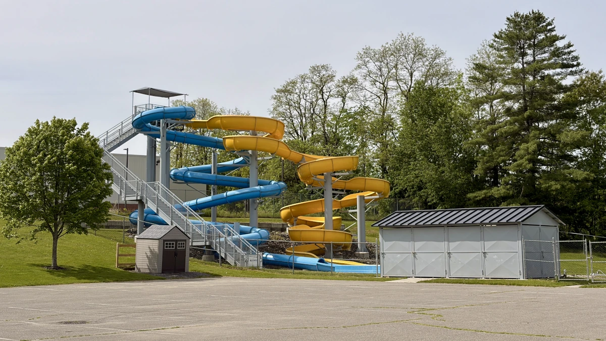 Alfond Municipal Pool Waterville water slide